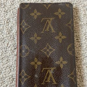 Louis Vuitton checkbook cover